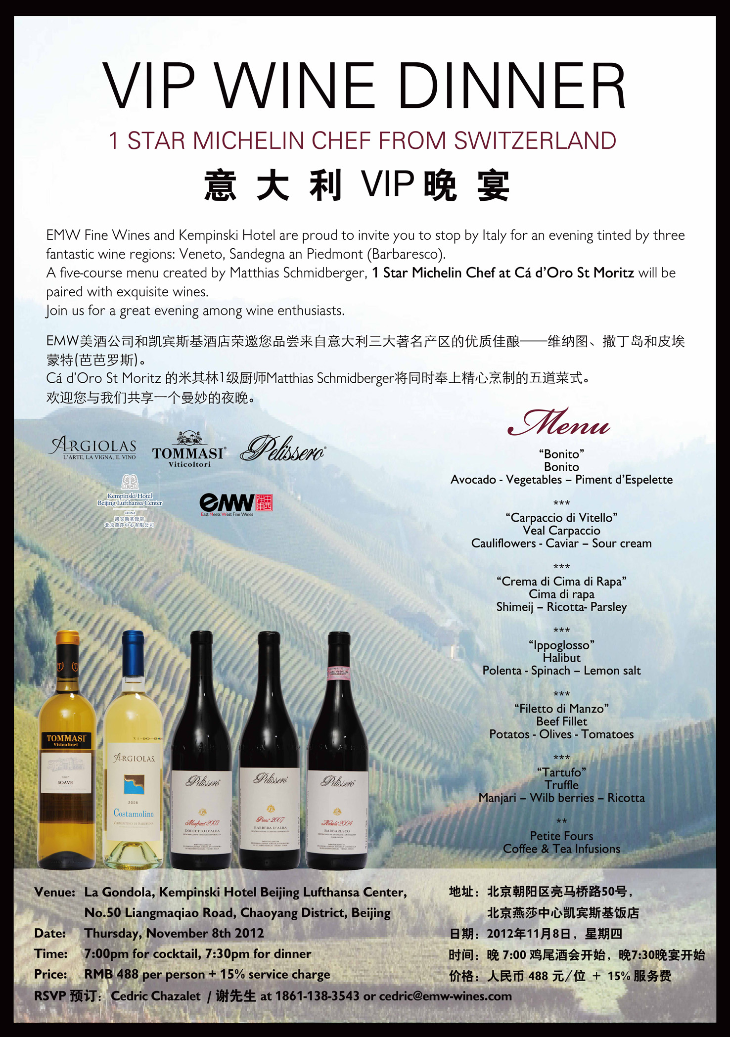 意大利VIP 晚宴